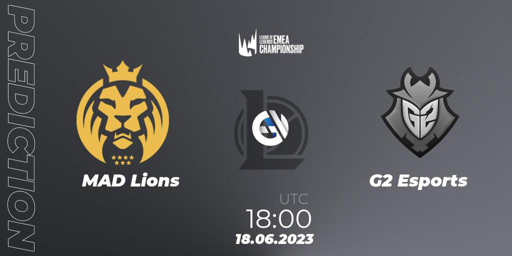 Prognoza MAD Lions - G2 Esports. 18.06.23, LoL, LEC Summer 2023 - Regular Season