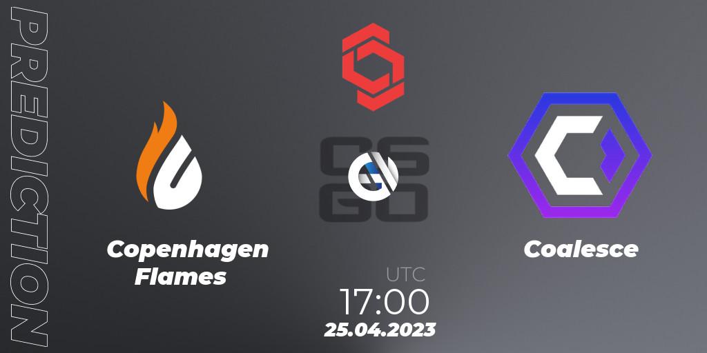 Prognoza Copenhagen Flames - Coalesce. 25.04.23, CS2 (CS:GO), CCT Central Europe Series #6