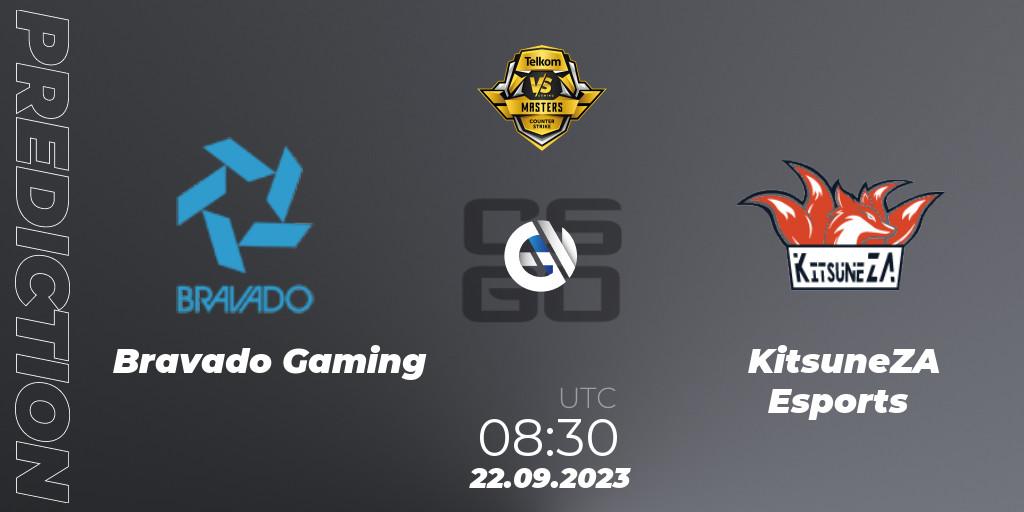 Prognoza Bravado Gaming - KitsuneZA Esports. 22.09.2023 at 08:30, Counter-Strike (CS2), VS Gaming League Masters 2023