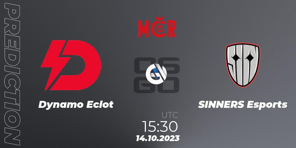 Prognoza Dynamo Eclot - SINNERS Esports. 14.10.23, CS2 (CS:GO), Tipsport Cup Prague Fall 2023