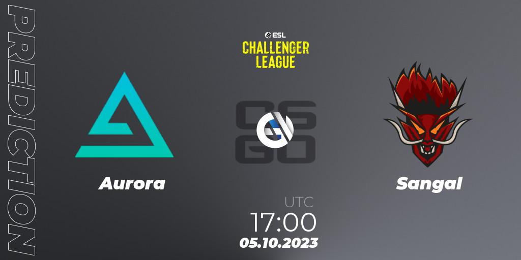 Prognoza Aurora - Sangal. 06.10.2023 at 17:00, Counter-Strike (CS2), ESL Challenger League Season 46: Europe
