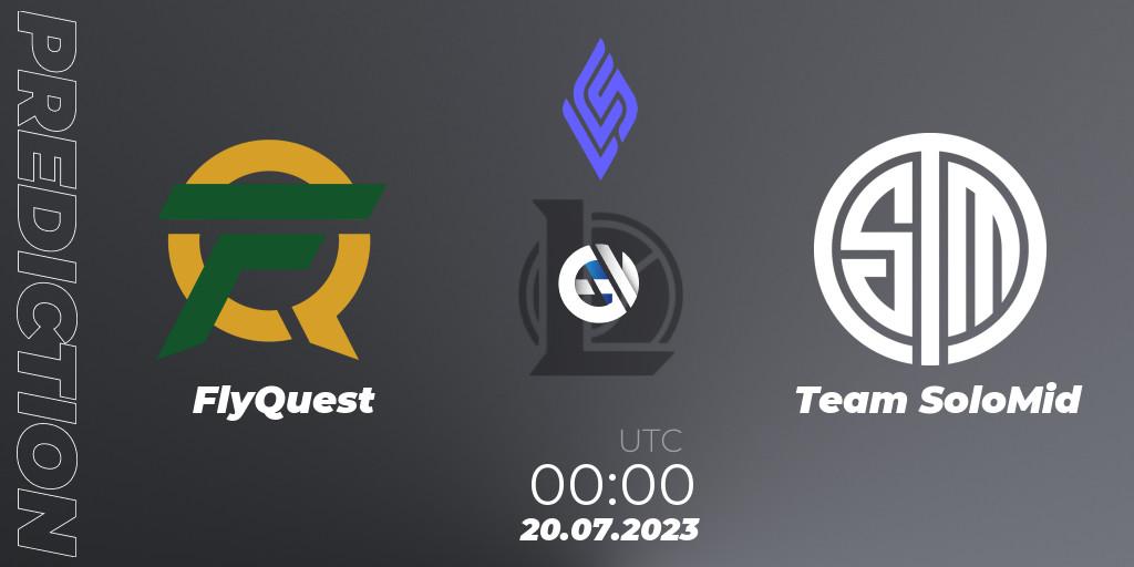 Prognoza FlyQuest - Team SoloMid. 20.07.23, LoL, LCS Summer 2023 - Group Stage