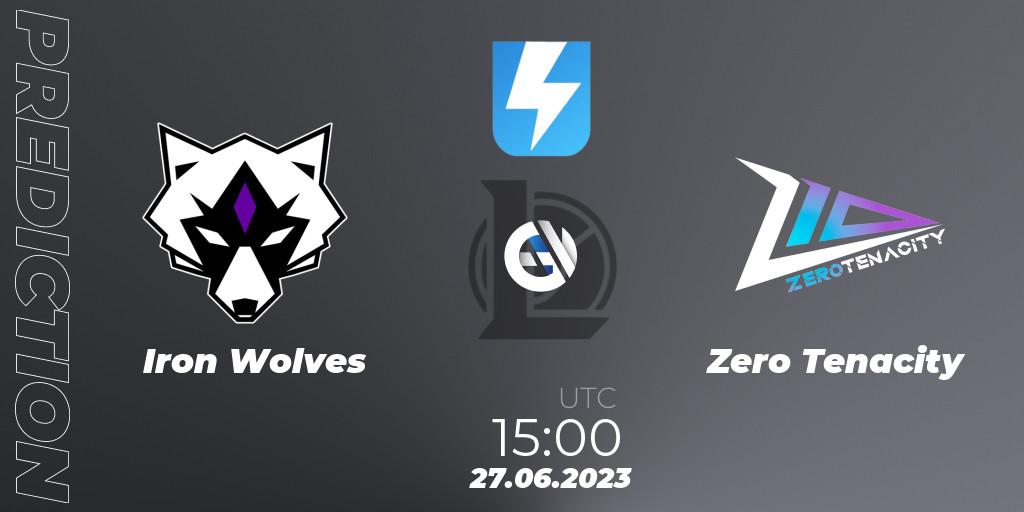 Prognoza Iron Wolves - Zero Tenacity. 27.06.2023 at 19:00, LoL, Ultraliga Season 10 2023 Regular Season