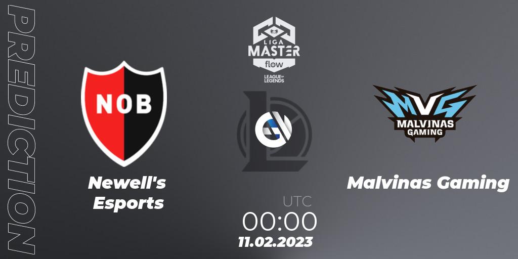 Prognoza Newell's Esports - Malvinas Gaming. 11.02.2023 at 00:00, LoL, Liga Master Opening 2023 - Group Stage