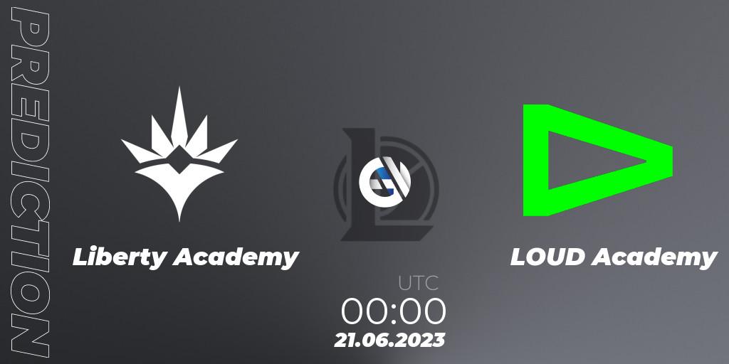 Prognoza Liberty Academy - LOUD Academy. 21.06.2023 at 00:00, LoL, CBLOL Academy Split 2 2023 - Group Stage
