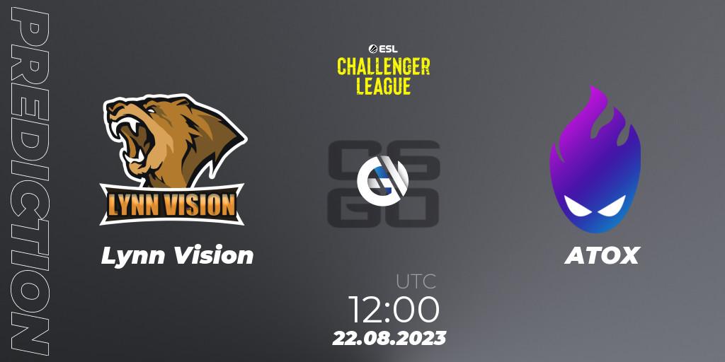 Prognoza Lynn Vision - ATOX. 22.08.2023 at 12:00, Counter-Strike (CS2), ESL Challenger League Season 46: Asia-Pacific
