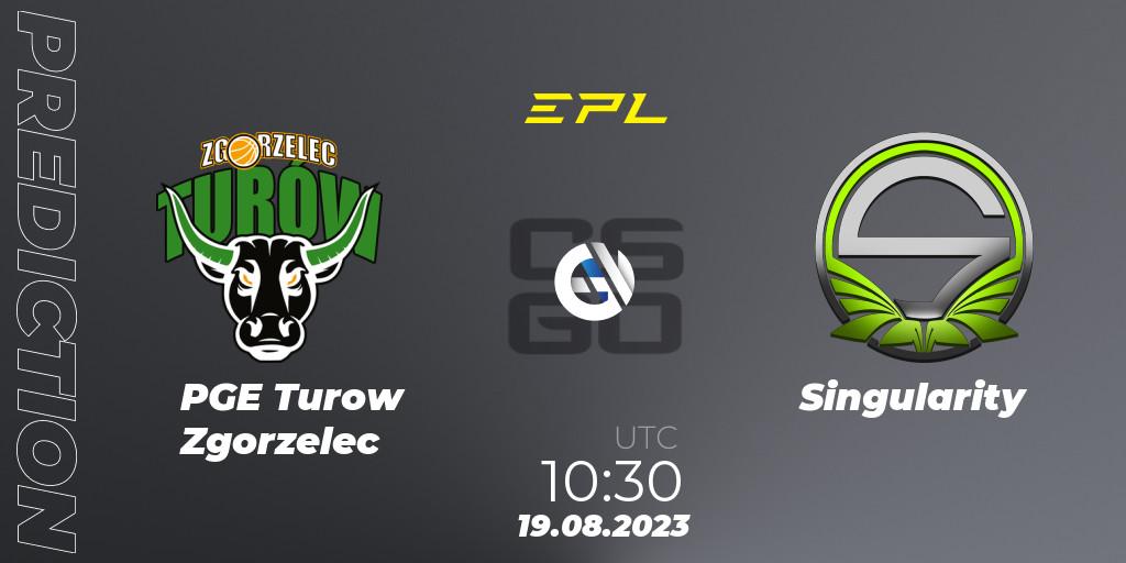 Prognoza PGE Turow Zgorzelec - Singularity. 19.08.2023 at 11:40, Counter-Strike (CS2), European Pro League Season 10: Division 2