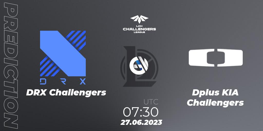 Prognoza DRX Challengers - Dplus KIA Challengers. 27.06.23, LoL, LCK Challengers League 2023 Summer - Group Stage
