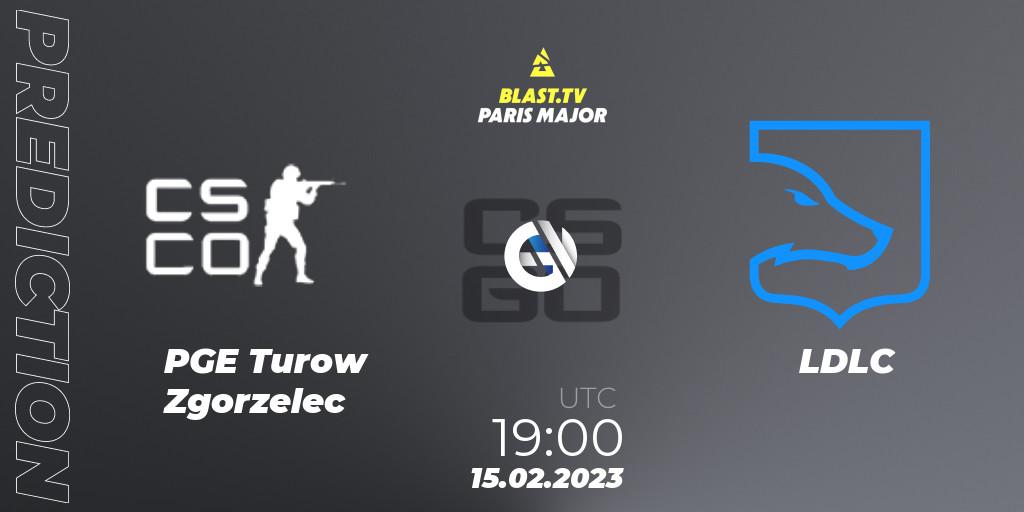 Prognoza PGE Turow Zgorzelec - LDLC. 15.02.2023 at 19:10, Counter-Strike (CS2), BLAST.tv Paris Major 2023 Europe RMR Open Qualifier 2