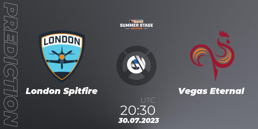 Prognoza London Spitfire - Vegas Eternal. 30.07.23, Overwatch, Overwatch League 2023 - Summer Stage Qualifiers