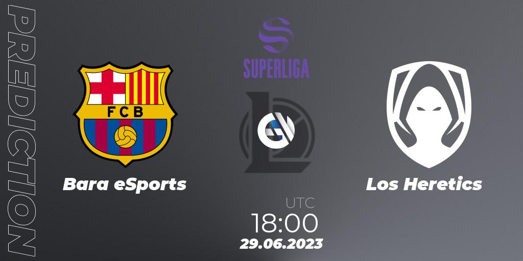 Prognoza Barça eSports - Los Heretics. 29.06.2023 at 20:00, LoL, Superliga Summer 2023 - Group Stage