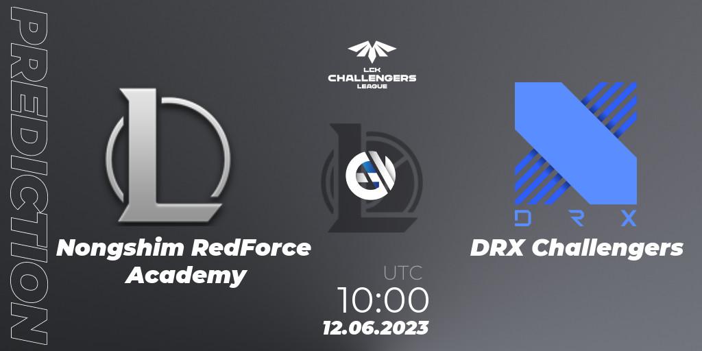 Prognoza Nongshim RedForce Academy - DRX Challengers. 12.06.23, LoL, LCK Challengers League 2023 Summer - Group Stage