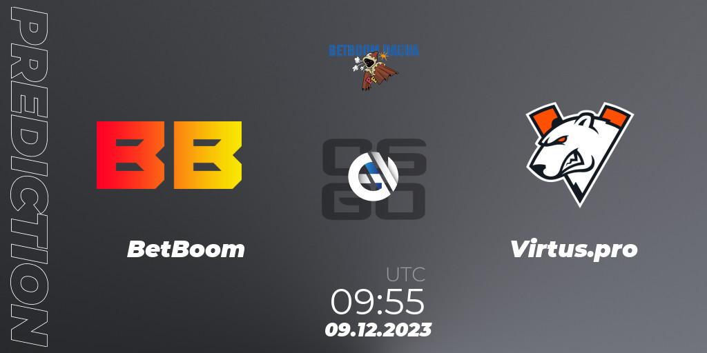 Prognoza BetBoom - Virtus.pro. 09.12.2023 at 09:55, Counter-Strike (CS2), BetBoom Dacha 2023