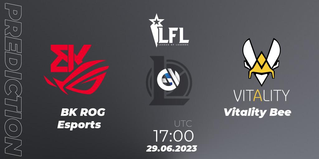 Prognoza BK ROG Esports - Vitality Bee. 29.06.2023 at 17:00, LoL, LFL Summer 2023 - Group Stage
