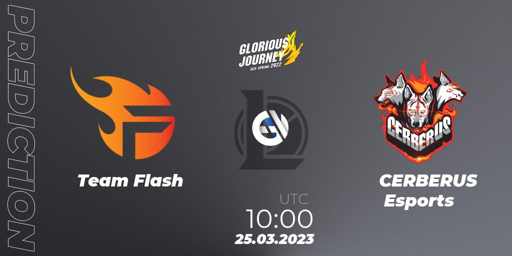 Prognoza Team Flash - CERBERUS Esports. 25.03.23, LoL, VCS Spring 2023 - Group Stage