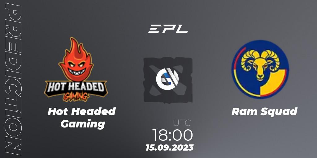 Prognoza Hot Headed Gaming - Ram Squad. 15.09.23, Dota 2, European Pro League Season 12
