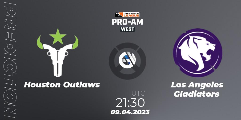 Prognoza Houston Outlaws - Los Angeles Gladiators. 09.04.2023 at 21:30, Overwatch, Overwatch League 2023 - Pro-Am