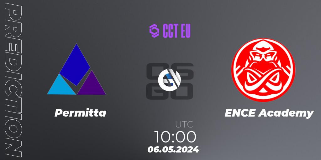 Prognoza Permitta - ENCE Academy. 06.05.2024 at 10:00, Counter-Strike (CS2), CCT Season 2 Europe Series 2 