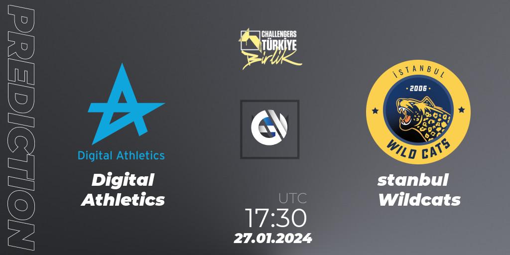 Prognoza Digital Athletics - İstanbul Wildcats. 27.01.24, VALORANT, VALORANT Challengers 2024 Turkey: Birlik Split 1