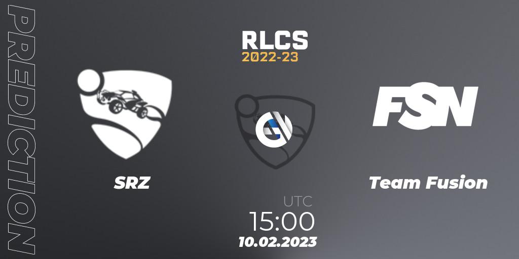 Prognoza SRZ - Team Fusion. 10.02.2023 at 15:00, Rocket League, RLCS 2022-23 - Winter: Sub-Saharan Africa Regional 2 - Winter Cup
