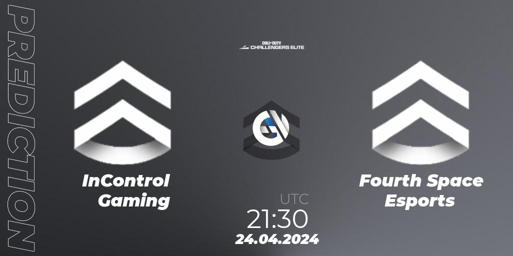 Prognoza InControl Gaming - Fourth Space Esports. 24.04.2024 at 22:00, Call of Duty, Call of Duty Challengers 2024 - Elite 2: NA