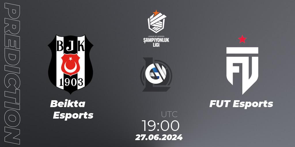 Prognoza Beşiktaş Esports - FUT Esports. 27.06.2024 at 19:00, LoL, TCL Summer 2024