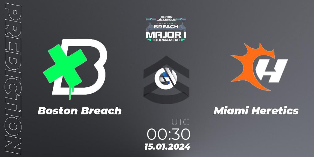 Prognoza Boston Breach - Miami Heretics. 15.01.2024 at 00:30, Call of Duty, Call of Duty League 2024: Stage 1 Major Qualifiers