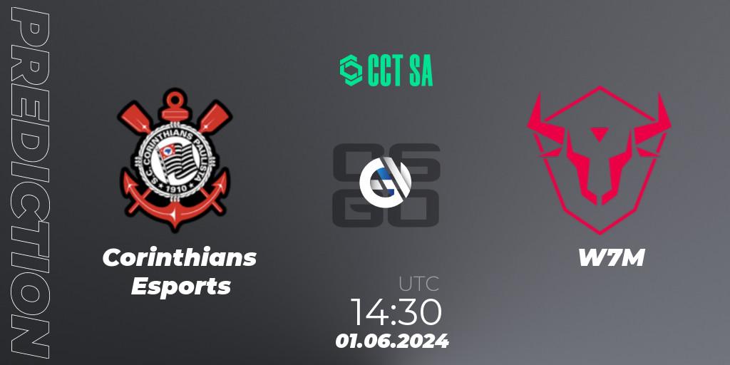 Prognoza Corinthians Esports - W7M. 01.06.2024 at 14:30, Counter-Strike (CS2), CCT Season 2 South America Series 1