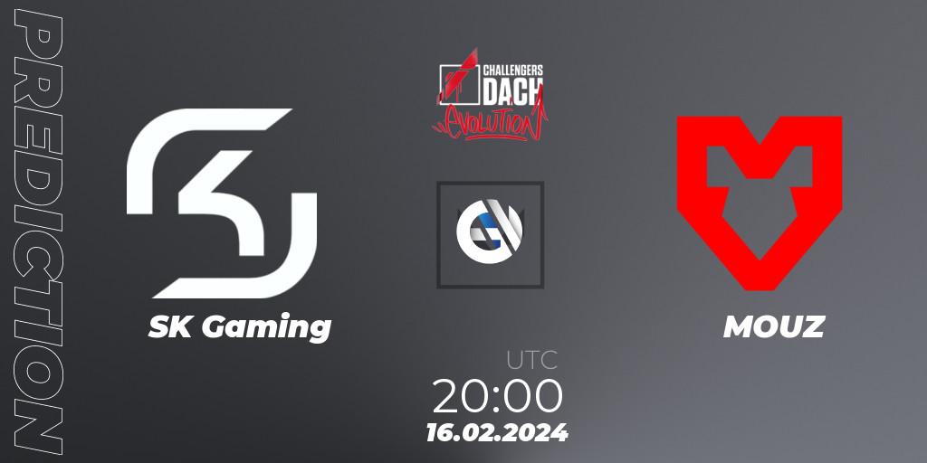 Prognoza SK Gaming - MOUZ. 16.02.24, VALORANT, VALORANT Challengers 2024 DACH: Evolution Split 1