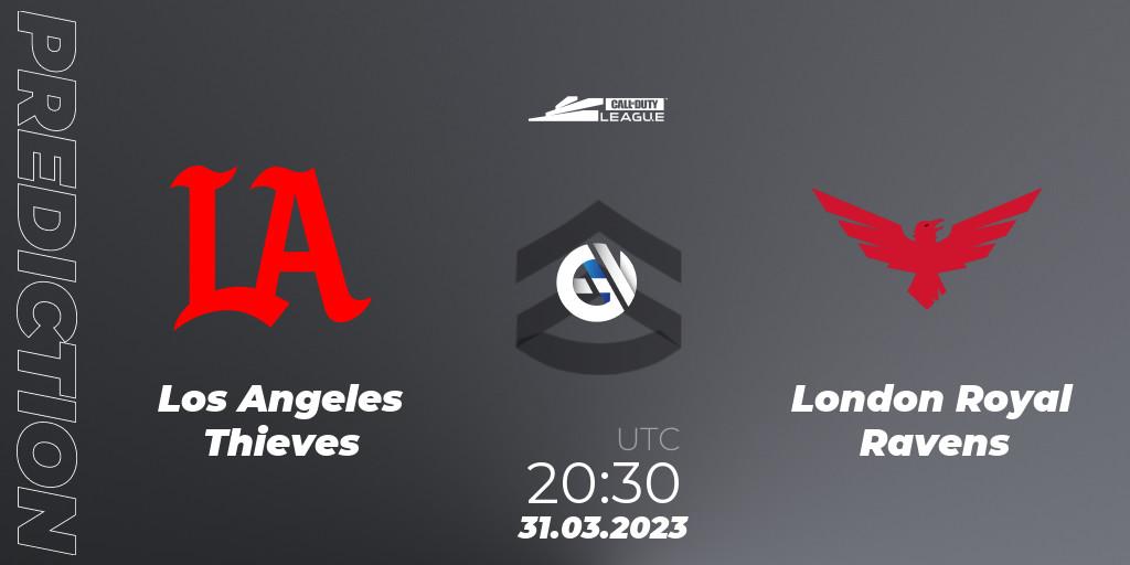 Prognoza Los Angeles Thieves - London Royal Ravens. 31.03.2023 at 20:30, Call of Duty, Call of Duty League 2023: Stage 4 Major Qualifiers