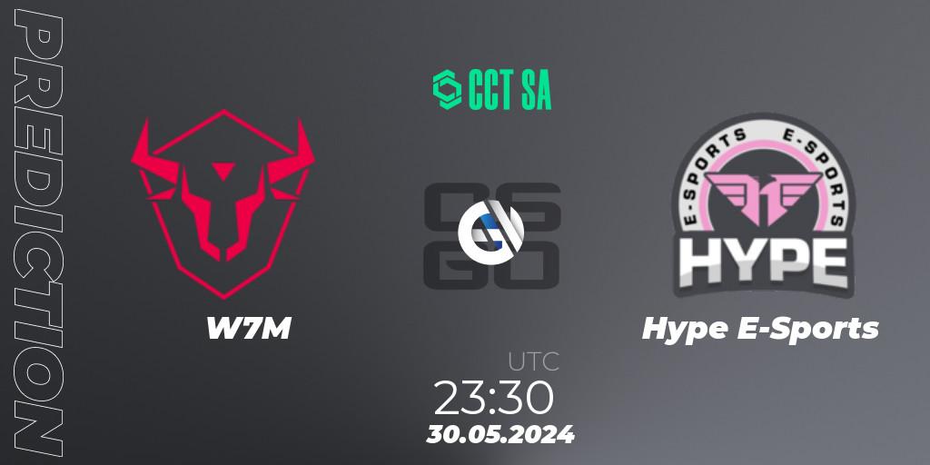 Prognoza W7M - Hype E-Sports. 30.05.2024 at 23:30, Counter-Strike (CS2), CCT Season 2 South America Series 1