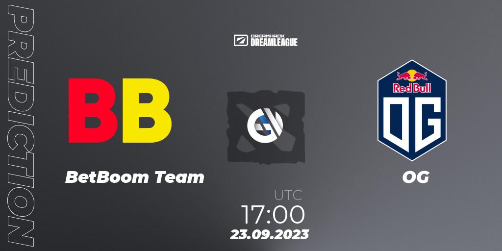 Prognoza BetBoom Team - OG. 23.09.23, Dota 2, DreamLeague Season 21