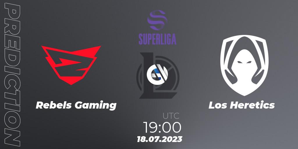 Prognoza Rebels Gaming - Los Heretics. 18.07.2023 at 19:00, LoL, Superliga Summer 2023 - Group Stage