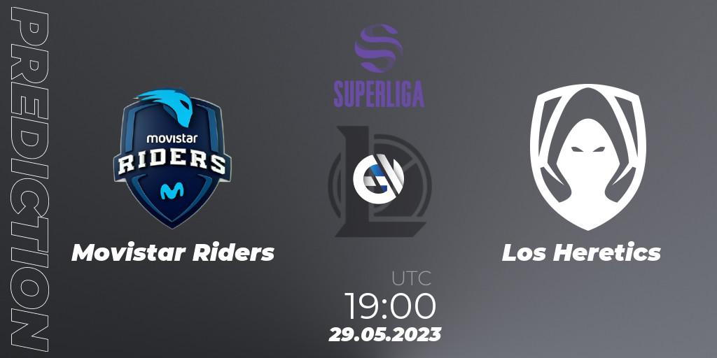 Prognoza Movistar Riders - Los Heretics. 29.05.2023 at 19:00, LoL, Superliga Summer 2023 - Group Stage