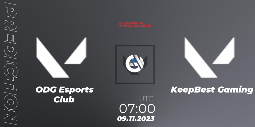 Prognoza ODG Esports Club - KeepBest Gaming. 09.11.2023 at 07:00, VALORANT, VALORANT China Evolution Series Act 3: Heritability - Play-In