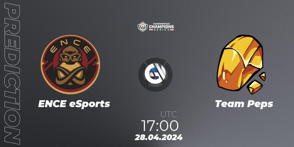 Prognoza ENCE eSports - Team Peps. 28.04.2024 at 17:00, Overwatch, Overwatch Champions Series 2024 - EMEA Stage 2 Main Event