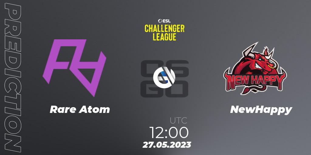 Prognoza Rare Atom - NewHappy. 27.05.2023 at 12:00, Counter-Strike (CS2), ESL Challenger League Season 45: Asia-Pacific
