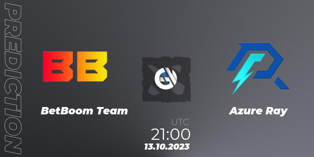 Prognoza BetBoom Team - Azure Ray. 13.10.2023 at 21:46, Dota 2, The International 2023 - Group Stage