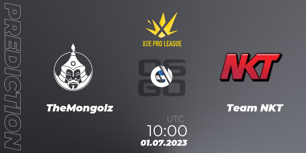 Prognoza TheMongolz - Team NKT. 01.07.23, CS2 (CS:GO), XSE Pro League: Online Stage