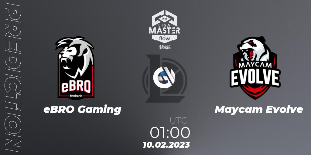 Prognoza eBRO Gaming - Maycam Evolve. 10.02.23, LoL, Liga Master Opening 2023 - Group Stage