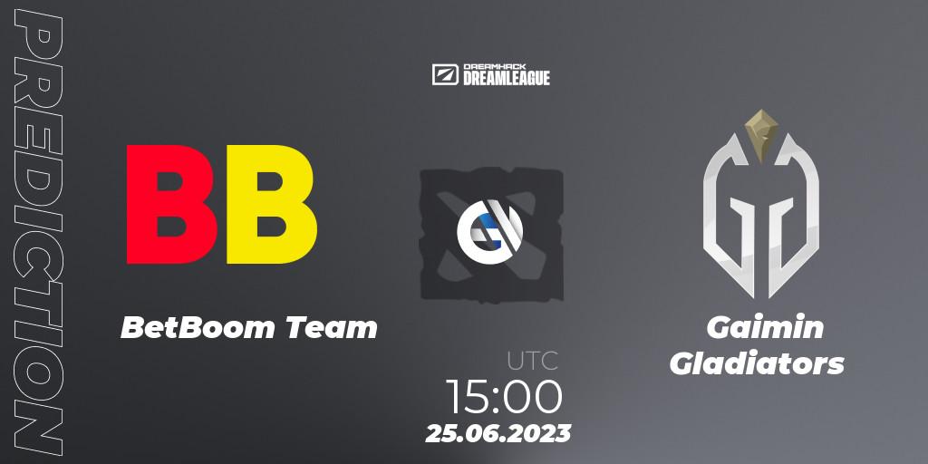 Prognoza BetBoom Team - Gaimin Gladiators. 25.06.2023 at 14:54, Dota 2, DreamLeague Season 20