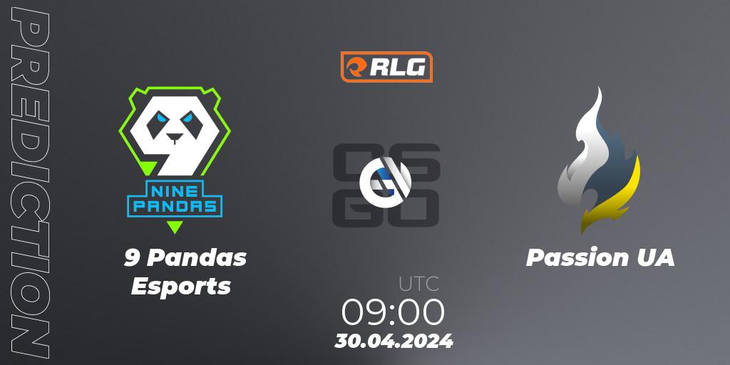 Prognoza 9 Pandas Esports - Passion UA. 30.04.24, CS2 (CS:GO), RES European Series #3
