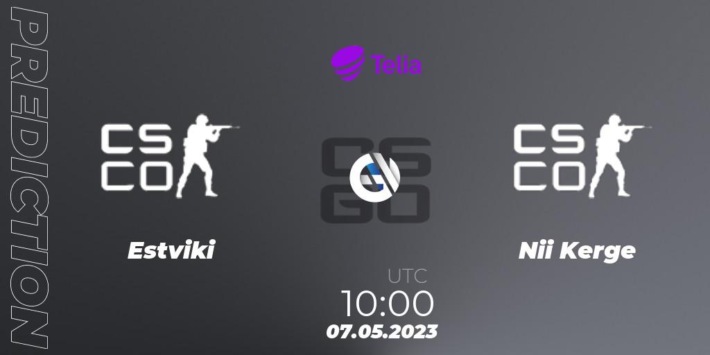 Prognoza Estviki - Nii Kerge. 07.05.2023 at 10:00, Counter-Strike (CS2), Telia Eesti Spring 2023