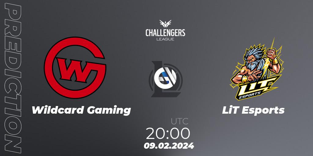 Prognoza Wildcard Gaming - LiT Esports. 09.02.2024 at 20:00, LoL, NACL 2024 Spring - Group Stage
