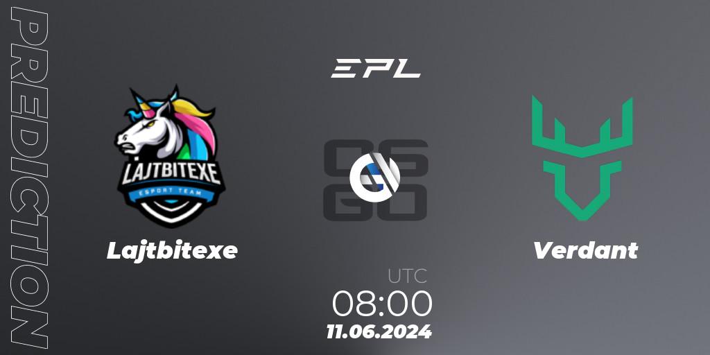 Prognoza Lajtbitexe - Verdant. 11.06.2024 at 08:00, Counter-Strike (CS2), European Pro League Season 18: Division 2