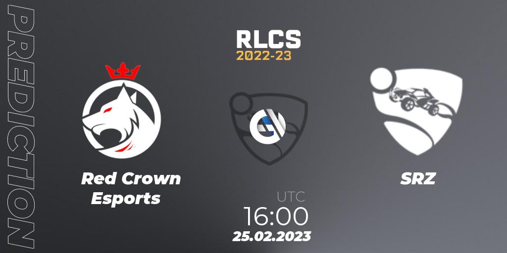 Prognoza Red Crown Esports - SRZ. 25.02.23, Rocket League, RLCS 2022-23 - Winter: Sub-Saharan Africa Regional 3 - Winter Invitational