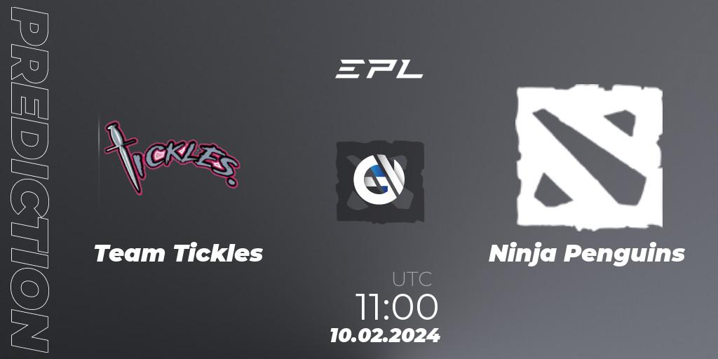 Prognoza Team Tickles - Ninja Penguins. 10.02.24, Dota 2, European Pro League Season 16