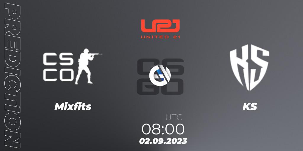 Prognoza Mixfits - KS. 02.09.2023 at 08:00, Counter-Strike (CS2), United21 Season 5