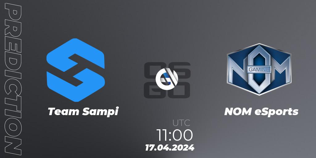 Prognoza Team Sampi - NOM eSports. 17.04.24, CS2 (CS:GO), CCT Season 2 Europe Series 1 Closed Qualifier
