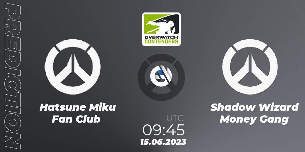 Prognoza Hatsune Miku Fan Club - Shadow Wizard Money Gang. 15.06.2023 at 09:50, Overwatch, Overwatch Contenders 2023 Summer Series: Australia/New Zealand